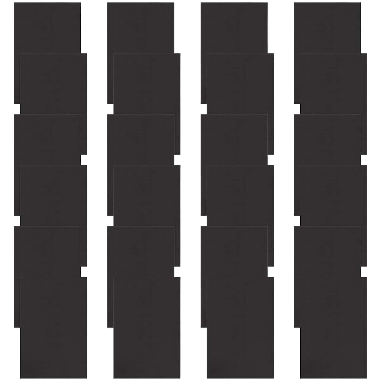 24 Pack: 12" x 18" Black Thick Foam Sheet by Creatology™
